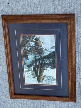 Framed and Matted "Spirit of the Grizzly" by Bev Doolittle